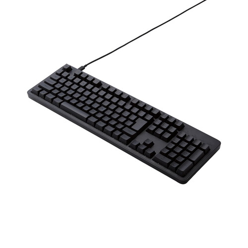 エレコム キーボード 有線 着脱式USBケーブル 赤軸 リニア テンキー付キ ブラック(TK-MC50UKLBK) 取り寄せ商品