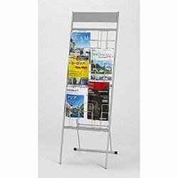 エヌケー パンフレットスタンド 2レツ10ダン(DP-W210S) 取り寄せ商品