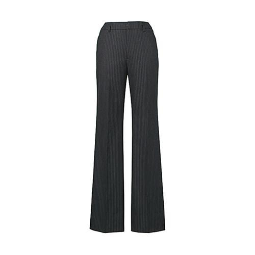 カーシーカシマ ENJOY パンツ 美スラッとSuits TREVIRA STRIPE ブラック 5号 EAL478(68-0875-23) 取り寄せ商品