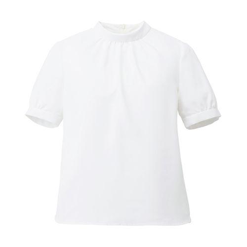 カーシーカシマ ENJOY ブラウス EGG BALE BROAD オフホワイト 5号 ESB756(68-0902-88) 取り寄せ商品