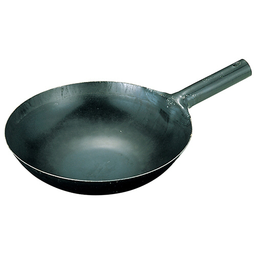 江部松商事 中華片手鍋 山田 鉄 打出 30cm(板厚1.2mm) 1個(0193700) 目安在庫=○