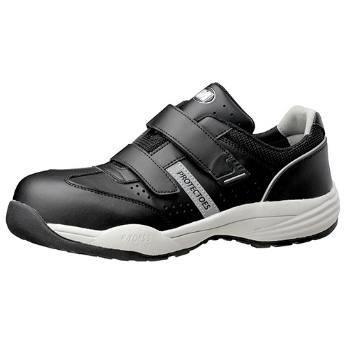 ミドリ安全 JSAA A種 小指保護先芯スニーカー プロテクトウズ5 PF-115 ブラック 30.0cm 1足(PF-115-BK-30.0) 目安在庫=○