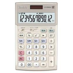 カシオ計算機 JS-20WKA-GD-N 実務電卓 12桁 検算 ジャストタイプ ゴールド メーカー在庫品