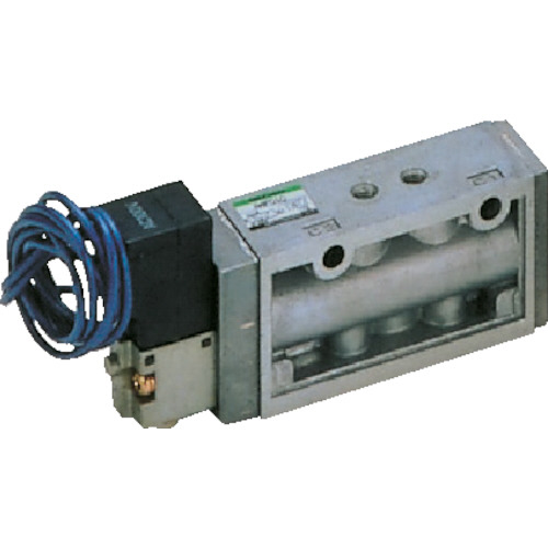 ＣＫＤ 4Fシリーズパイロット式5ポート弁セレックスバルブ 1台(A4F010-06-AC100V) 取り寄せ商品