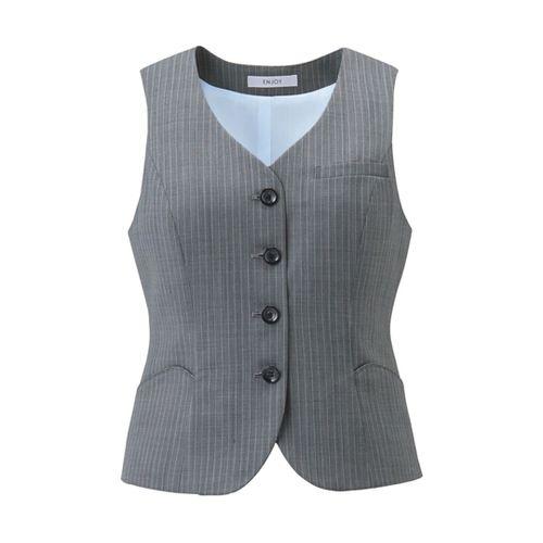 カーシーカシマ ENJOY ベスト HIGH STRETCH WOOL グレー 5号 EAV712(68-0892-26) 取り寄せ商品