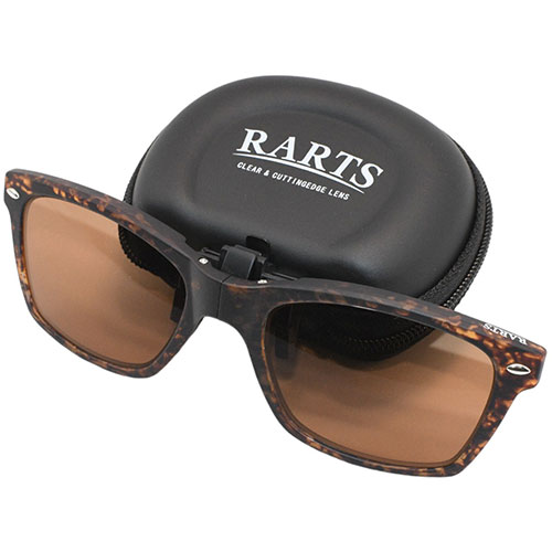 伊藤光学工業 伊藤光学工業 RARTS ATTACH&amp;GO クリップオン偏光サングラス ブラウンデミ(RA-010BRD) 取り寄せ商品