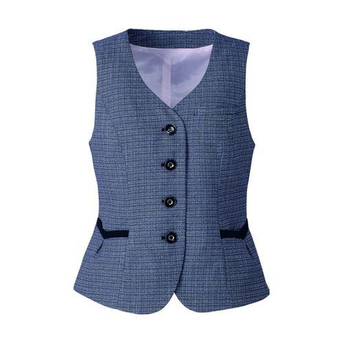カーシーカシマ ENJOY ベスト TWEEDY CHECK ピンク 5号 EAV684(68-0892-02) 取り寄せ商品