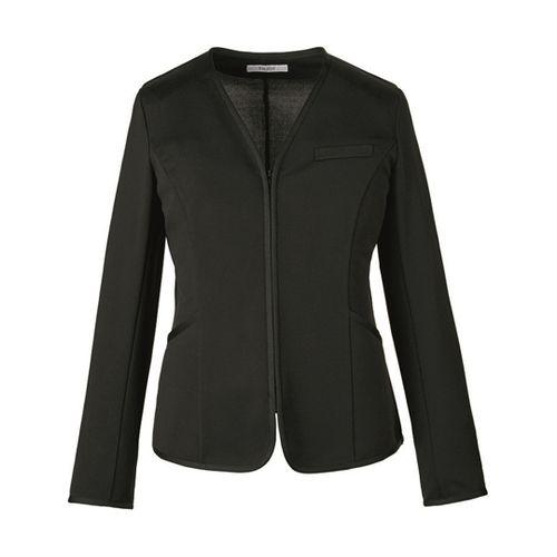 カーシーカシマ ENJOY ジャケット STRETCH KNIT ブラック 5号 EAJ791(68-0872-82) 取り寄せ商品