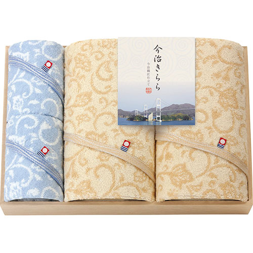 今治タオル 愛媛今治 木箱入バスタオル2P&amp;ハンドタオル2P バスタオル60×115cm、ハンド(B1146574) 取り寄せ商品