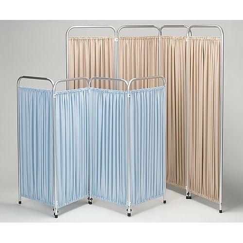 衝立 ライトブルー 小型4枚組 450×100×1050mm×4枚 H032 (1組) 取り寄せ商品