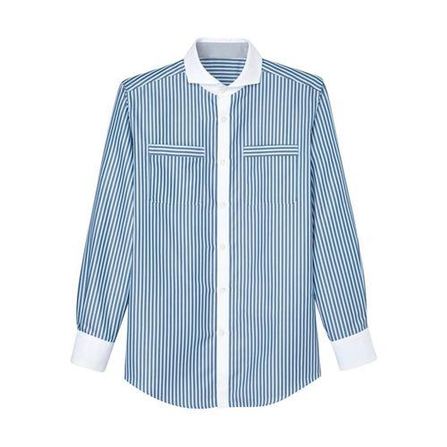 カーシーカシマ AMUS-NET 長袖シャツ 266-6 ブルー SS AWY266(68-0860-69) 取り寄せ商品