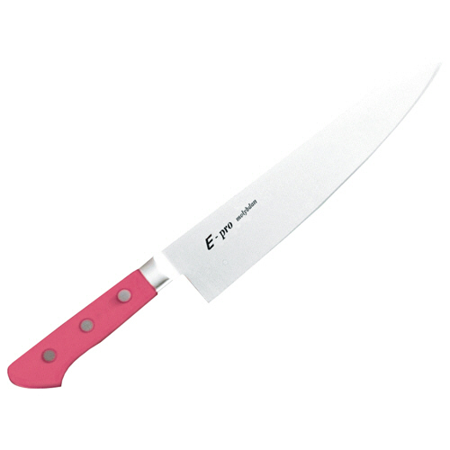 江部松商事 EBM E-pro モリブデン 牛刀 24cm レッド 1本(8811620) 取り寄せ商品