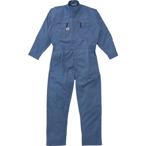 山田辰 ツナギ服 B4Lサイズ ブルー 1着(5750-BL-B4L) 取り寄せ商品
