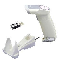 日栄インテック (1次元)iOS対応CCD抗菌筐体ワイヤレススキャナフルセットNC4200IBTU 目安在庫=△