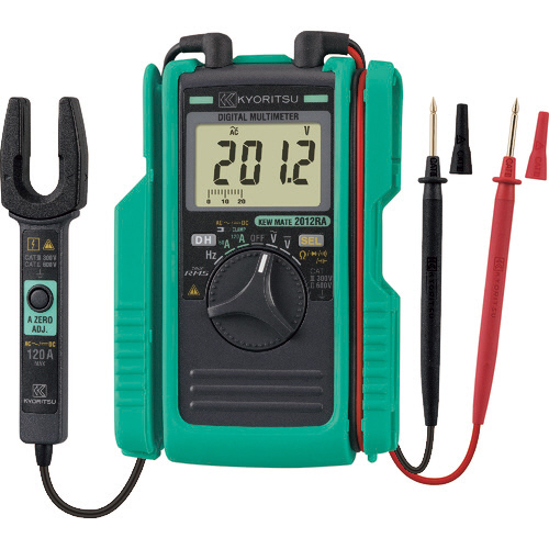 共立電気計器 KEWMATE 2012RA AC/DCクランプ付デジタルマルチメータ 1台(KEWMATE2012RA) 取り寄せ商品