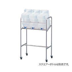 アズワン スクエアーボトル用傾斜式スタンド　搭載ボトル：10L×3個 (1個)(10TKS) 目安在庫=△