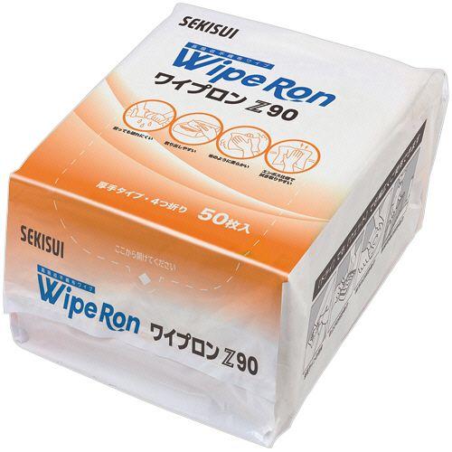 積水化学 高吸収不織布ワイプ ワイプロン Z90 厚手 1パック(50枚)(J5WP90) 目安在庫=○