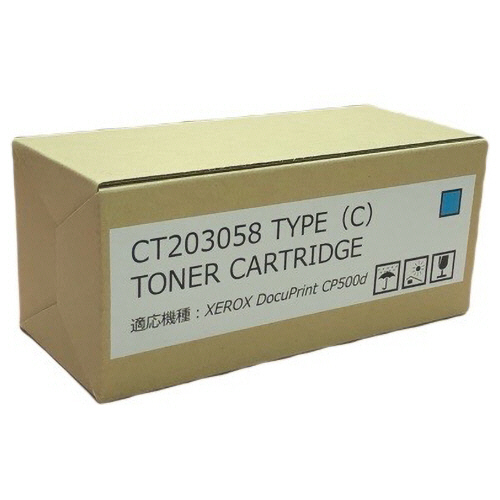 大容量トナーカートリッジ CT203058 汎用品 シアン 1個(CT203058 ﾊﾝﾖｳﾋﾝ) 目安在庫=○ 22,757円