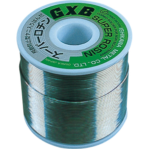 石川金属 石川ロジン 糸はんだスーパーロヂン 60GXB 線径1.6mm 1巻(RH6016) 取り寄せ商品