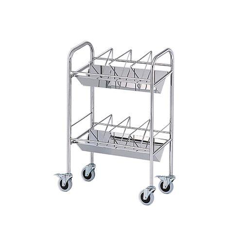 ナビス（アズワン） カルテワゴン(平板タイプ) 670×320×1010mm (1台)(40F) 目安在庫=○の通販は