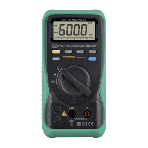 共立電気計器 KYORITSU デジタルマルチメータ(電圧測定特化タイプ) 1個(KEW1012K) 取り寄せ商品