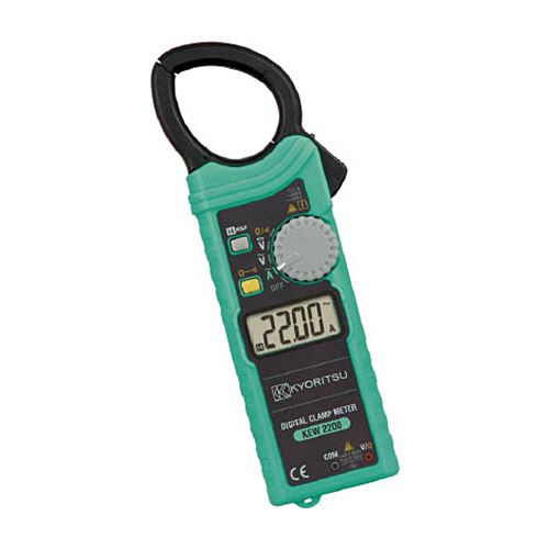 共立電気計器 KYORITSU ACデジタルクランプメータ 1個(KEW2200) 取り寄せ商品