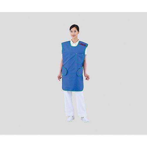 ワンタッチ防護エプロン （フレアKPPONE） LE025（ブルー） XL LE025XL (1枚)(8-5235-03) 取り寄せ商品