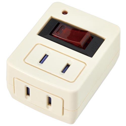 YAZAWA 20個セット 雷ガード・ブレーカー機能付き省エネタップ(Y02FUBHKS210WHX20) 取り寄せ商品