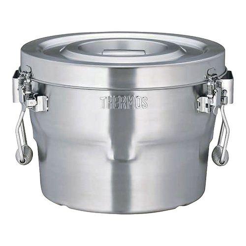 サーモス 18-8高性能保温食缶シャトルドラム 内フタ付 GBK-10C (65-3869-77) 取り寄せ商品