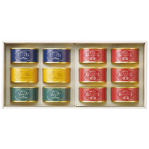 缶詰ソムリエ サバ缶と紅ズワイガニ缶詰アソートB (紅ズワイガニ脚肉入りほ(4242-034) 取り寄せ商品
