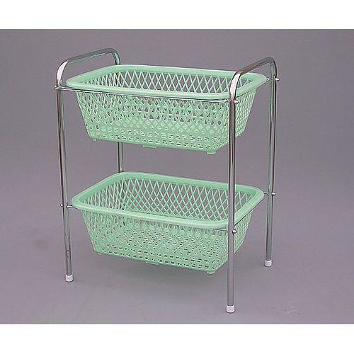 三和化研工業 脱衣カゴ 2段用 500×340×600mm (1台)(0-337-02) 取り寄せ商品