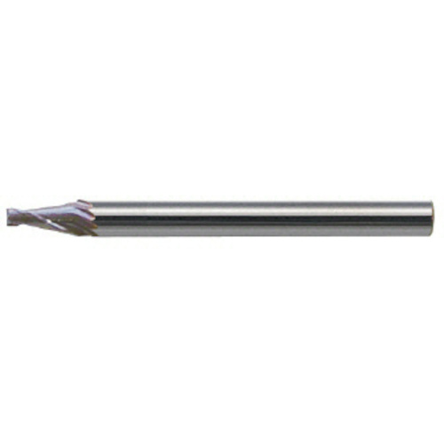 ユニオンツール 超硬エンドミル テーパ φ2.5×片角 1° 1本(CCTE20252) 取り寄せ商品