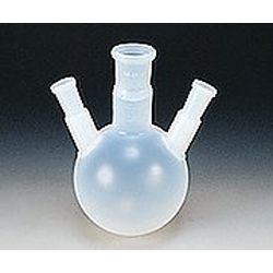 フロンケミカル PFA丸底フラスコ　三つ口　500mL (1個)(4562305543126) 取り寄せ商品