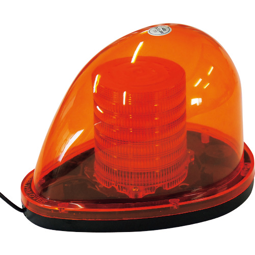 グリーンクロス LED流線回転灯(橙)12V24V兼用 1台(1108130506) 取り寄せ商品