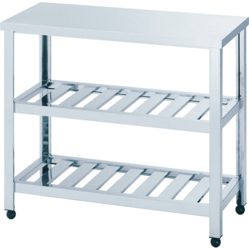 東製作所 作業台二段スノコ板付 1500×450×800 1台(KT2S-1500) 目安在庫=○