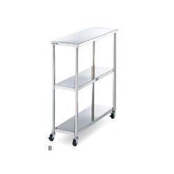 アズワン スキマワゴン 750×250×800mm (1台)(B) 取り寄せ商品