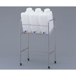 アズワン ヘンペイ活栓付瓶用傾斜スタンド　搭載ボトル：20L×3個 (1個)(20THS) 取り寄せ商品