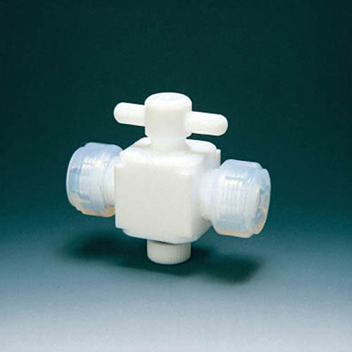 フロンケミカル 二方バルブ接続6mm 1個(NR002801) 取り寄せ商品