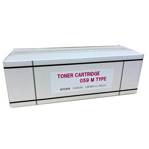 トナーカートリッジ059タイプ 汎用品 マゼンタ 1個(CRG-059M ﾊﾝﾖｳﾋﾝ) 取り寄せ商品