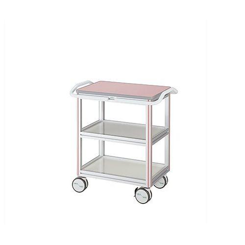 ナビス（アズワン） ヨーロピアンカートⅡ 850×540×915mm ピンク (1台)(EL-NP) 目安在庫=△の通販は