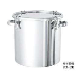 日東金属工業 密閉式タンク 100L(把手タイプ・SUS304） (1個)(CTH-47H) 目安在庫=△