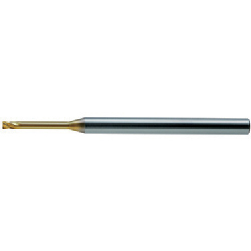 ユニオンツール 超硬エンドミル ロングネックラジアス φ1×R0.05×有効長8 1本(HLRS 4010-005-080) 取り寄せ商品