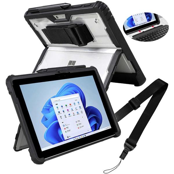 エムディーエス Surface Pro7 Plus・Pro7・6・5・4耐衝撃ケースタイプカバーブラック(MDS-TSCSFP7BLTBK2) 取り寄せ商品