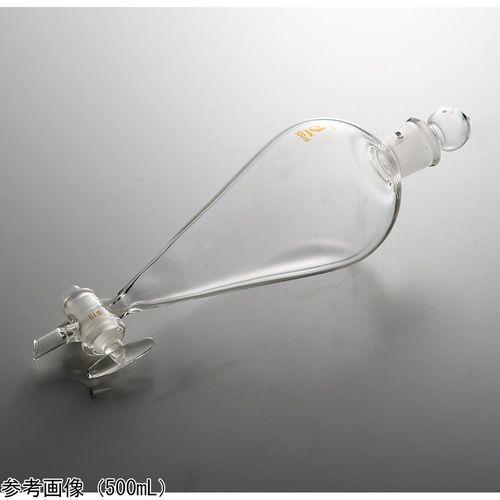 アズワン スキーブ形分液ロート（短足タイプ）ガラスコック 2000mLCL0532-07-10 (1個)(4-4590-07) 取り寄せ商品