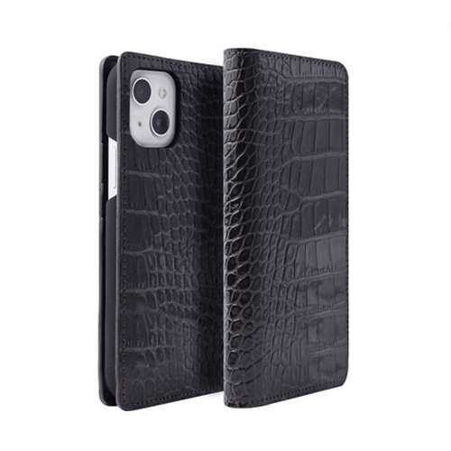 abbi SIGNATURE LIPARI イタリアンレザーダイアリーケース for iPhone 13 ブラック(ABS21800i13BK) 取り寄せ商品
