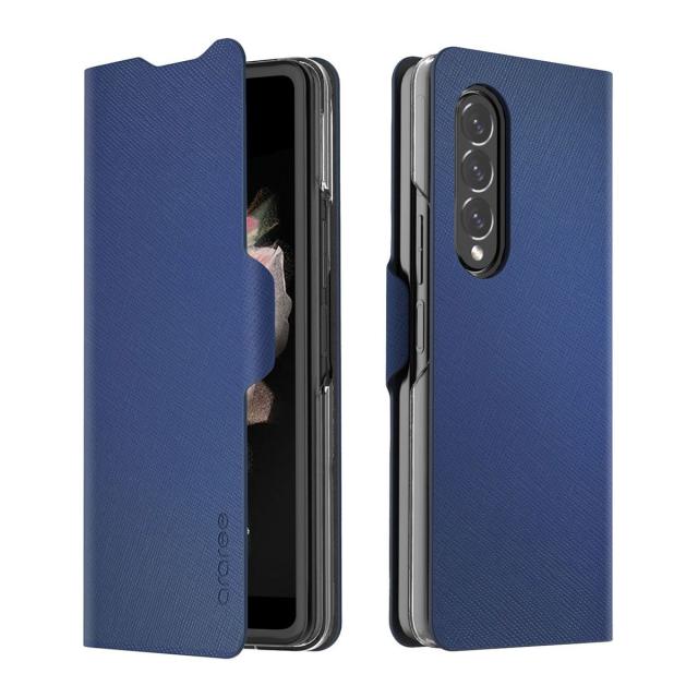 ａｒａｒｅｅ Galaxy Z Fold3 BONNET DIARY ASH BLUE(AR21941GZFD3BL) 仕入先在庫品