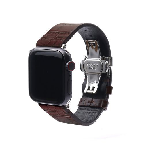 ａｂｂｉ LIPARI イタリアンレザーバンド for Apple Watch 41/40/38mm ダークブラウ(ABS26146AW) 仕入先在庫品