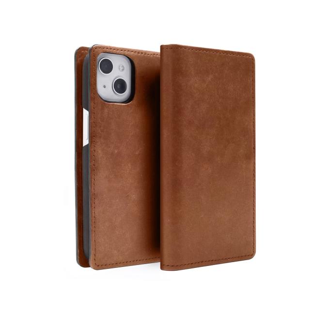 abbi SIGNATURE MARGOTイタリアンレザーダイアリーケース for iPhone 14 ブラウン 手帳型(ABS24042i14BR) 取り寄せ商品
