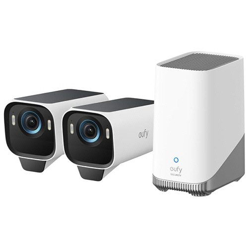 アンカージャパン eufy(ユーフィ) 屋外カメラ eufyCam S3 Pro 2-Cam Kit ホワイト 1組(T88925W1) 取り寄せ商品