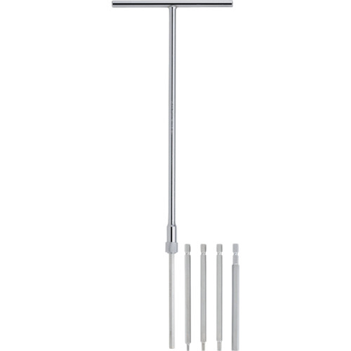 水戸工機 T型ホローレンチ 本体+ビット5本セット (100H-100L) 1セット(THC-100-100S) 取り寄せ商品